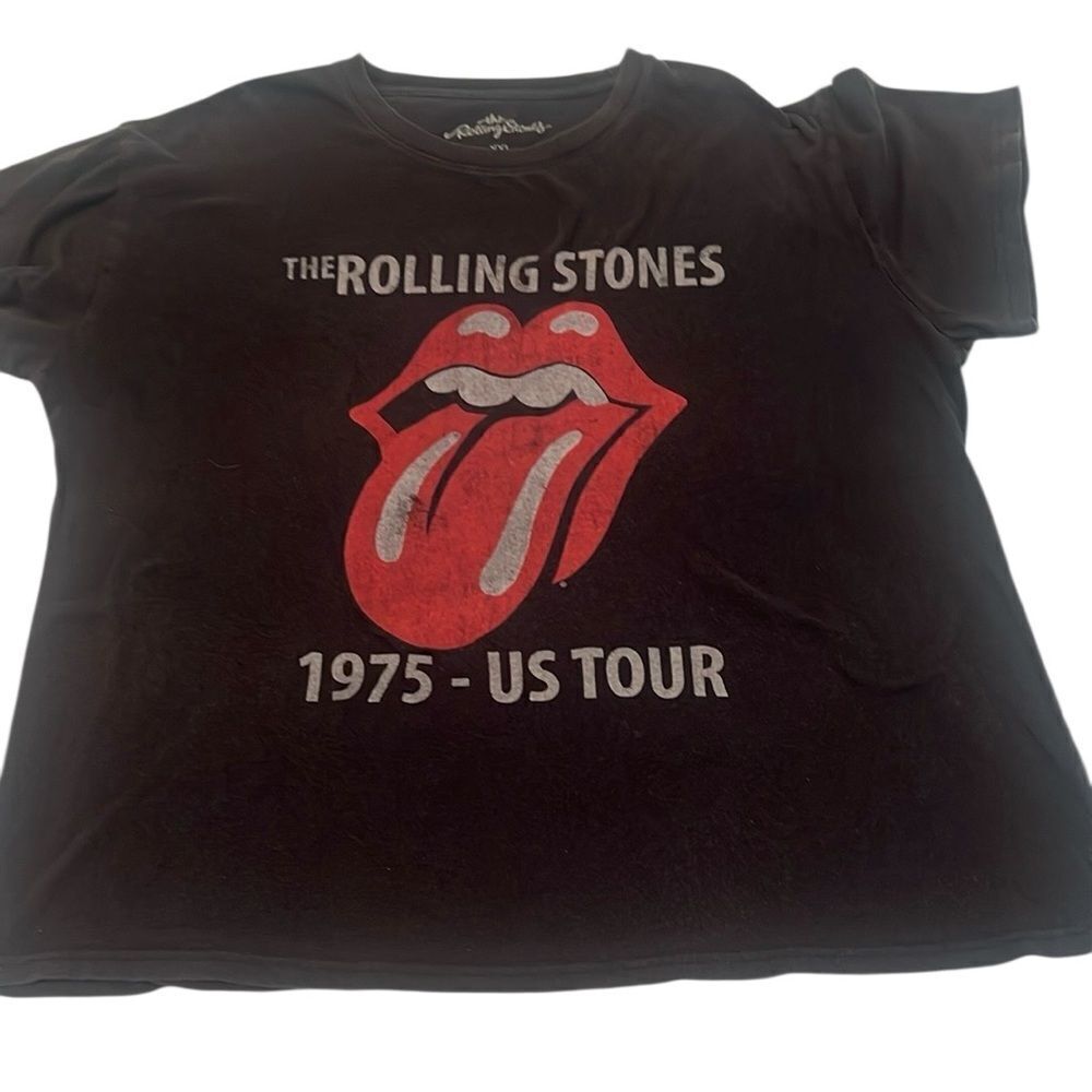 The Rolling Stones women’s size XXL short sleeve signature tongue graphic GUC